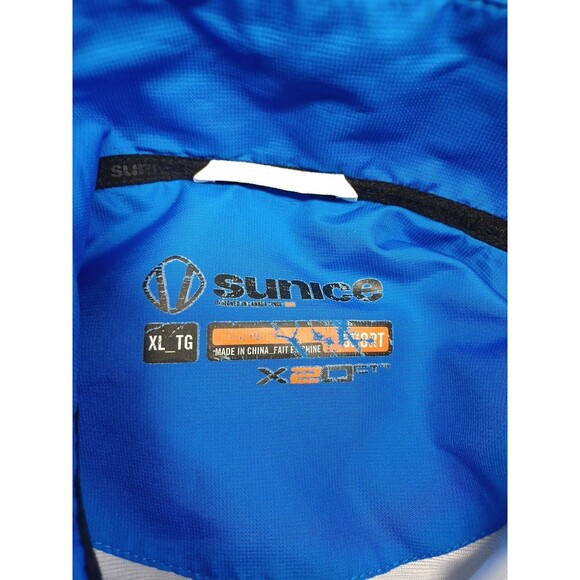 Sunice Jacket Mens Size XL Blue White Golf Full Zip Coat - Picture 7 of 9